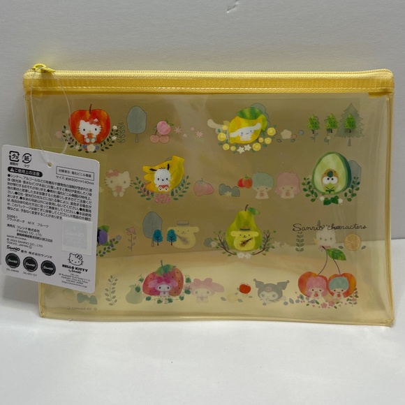 🍀 Sanrio Hello Kitty Cinnamoroll Pochacco Keroppi Kuromi Melody Makeup Bag  🍀 - Picture 2 of 6